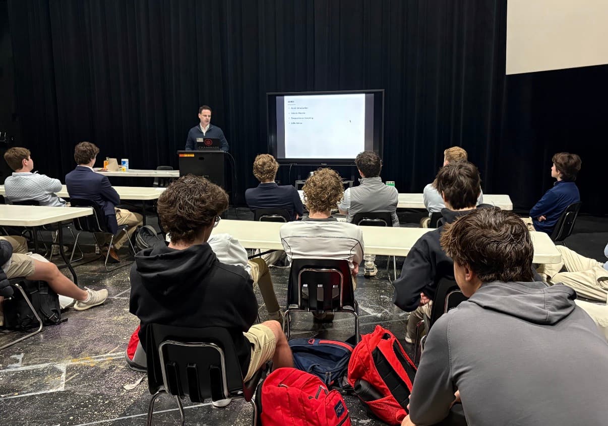 Chaminade Investment Club meeting